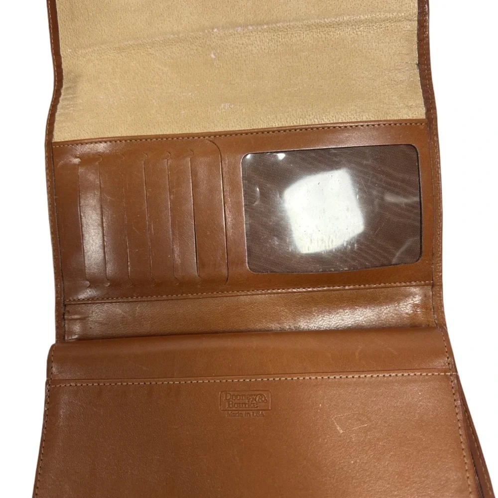 Vintage Dooney & Bourke Essex Top Handle Handbag Satchel Leather Purse W Wallets - Picture 13 of 16